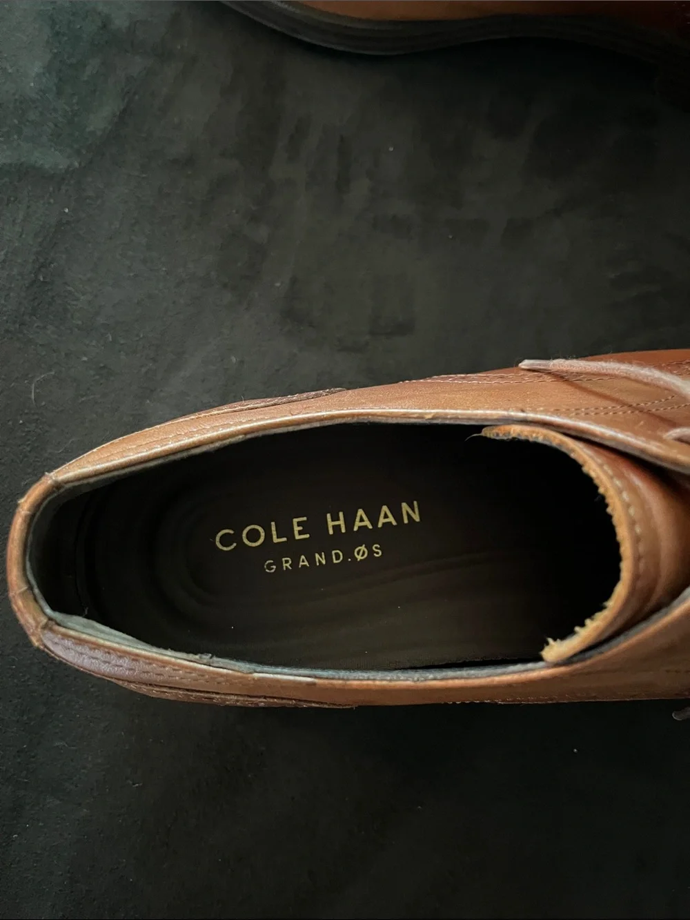 Cole Haan Brown Leather Derby Shoes
